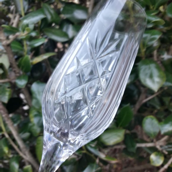 Cut Crystal Champagne Glass Royal Doulton Replacement Flute Dining Toasting NYE - Picture 13 of 13